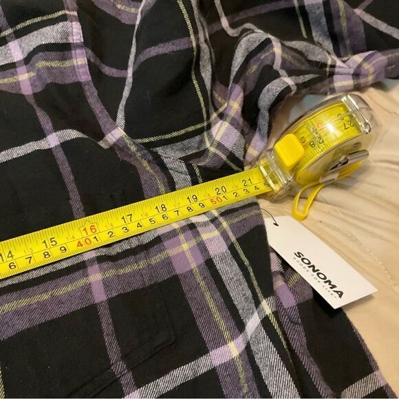 Button Up Flannel Shirt.Sonoma. NWT - Picture 6 of 6